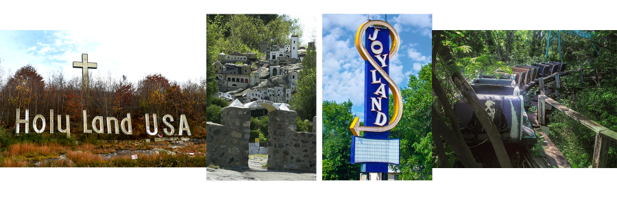 Pictures of Holy Land USA and Joyland
