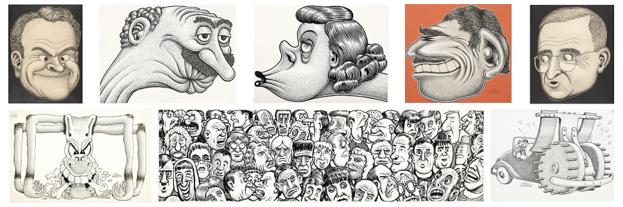Basil Wolverton illustrations