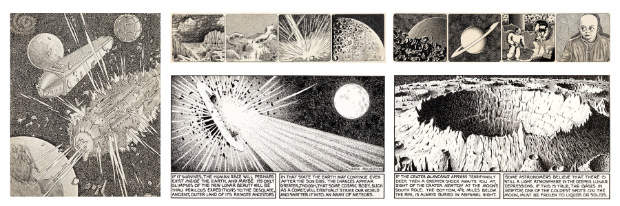 Basil Wolverton space comic strips