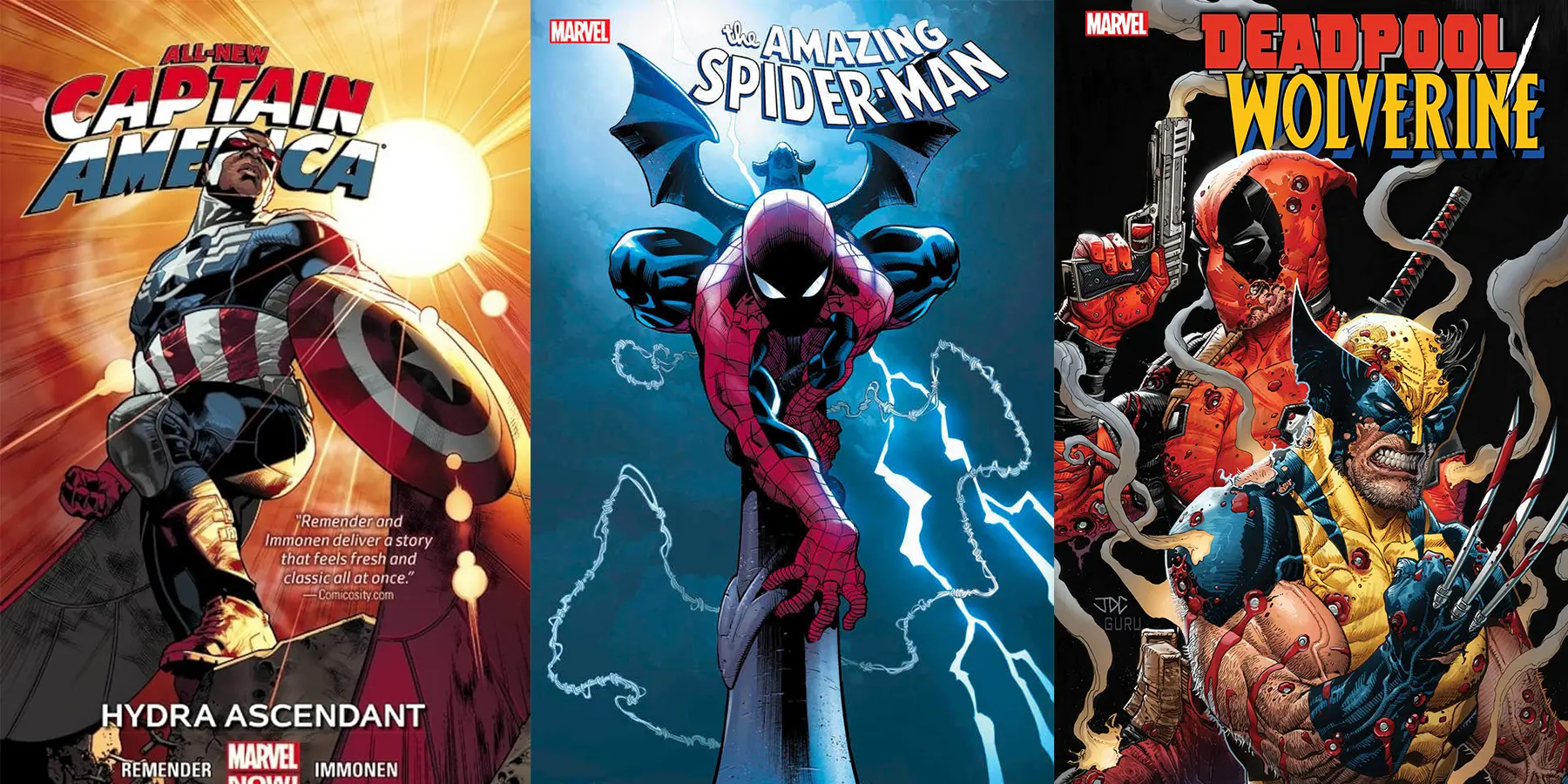 Banner image of Marvel comic books
