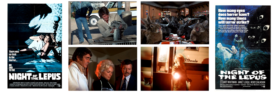 Posters and movie stills for Night of the Lepus