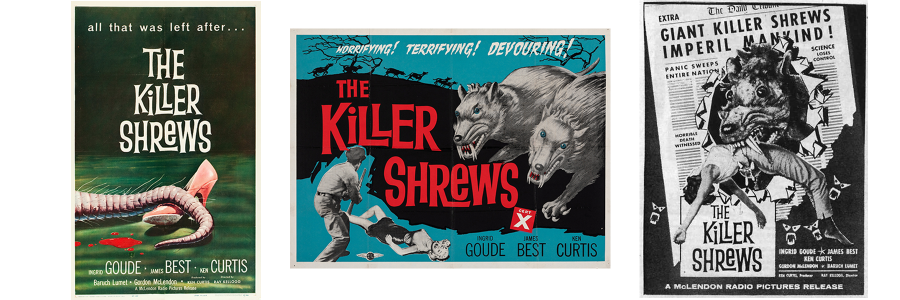 Posters for The Killer Shrews