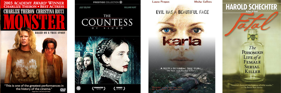 Movies and books about female serial killers