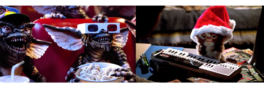 Movie stills from Gremlins