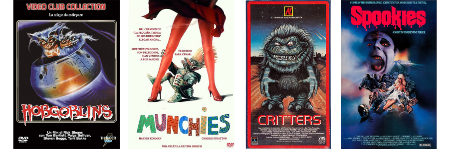 Posters for Hobgoblins, Munchies, Critters, and Spookies