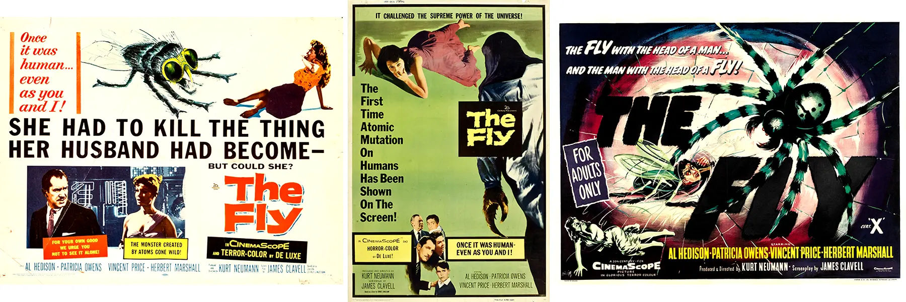 Posters for The Fly 1958