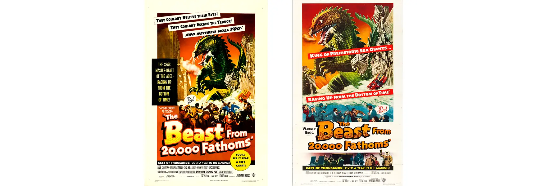 Posters for The Beast from 20,000 Fathoms (1953)