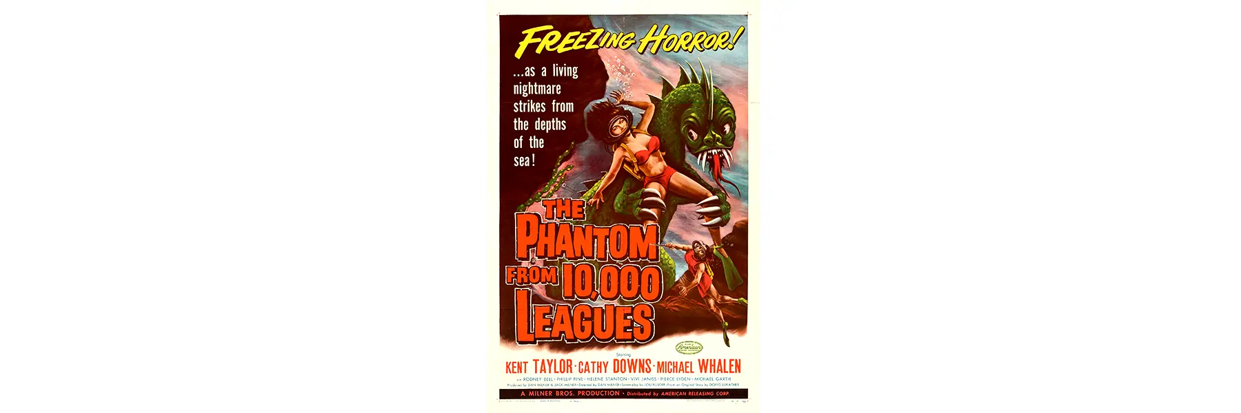Poster for The Phantom from 10,000 Leagues (1955)
