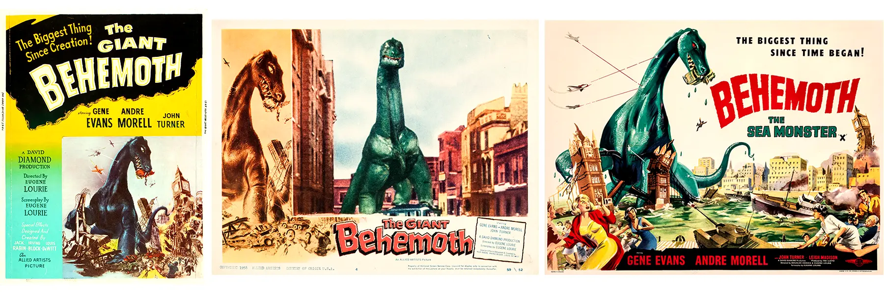 Posters for The Giant Behemoth (1959)