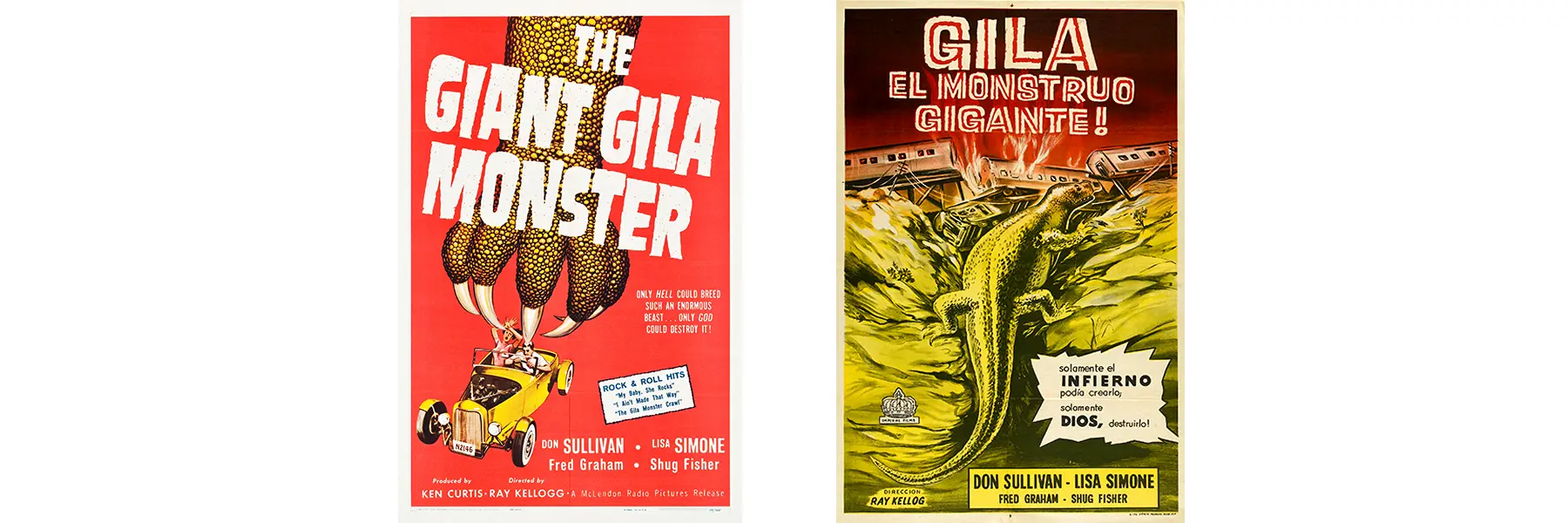 Posters for The Giant Gila Monster (1959)