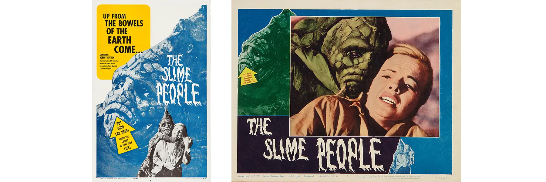 Posters for The Slime People (1959)