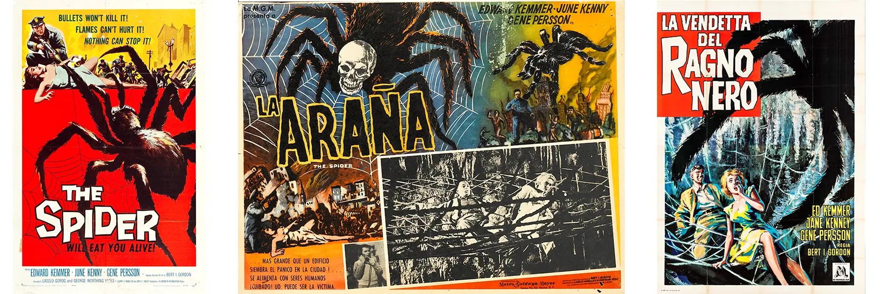 Posters for The Spider 1958