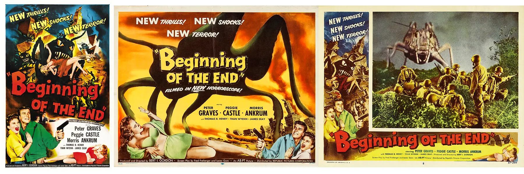 Posters for Beginning of the End 1957