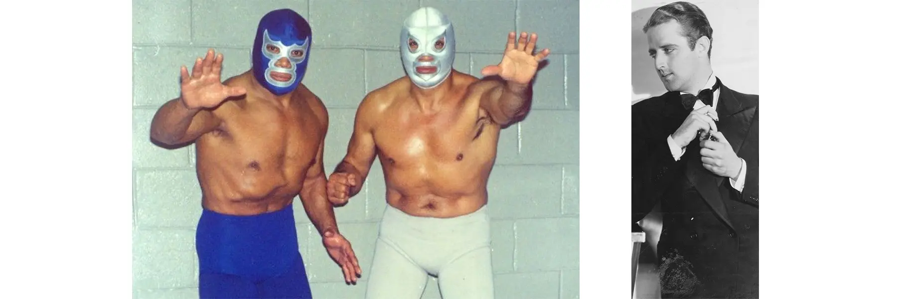Photos of El Santo, Blue Demon and Rene Cardona