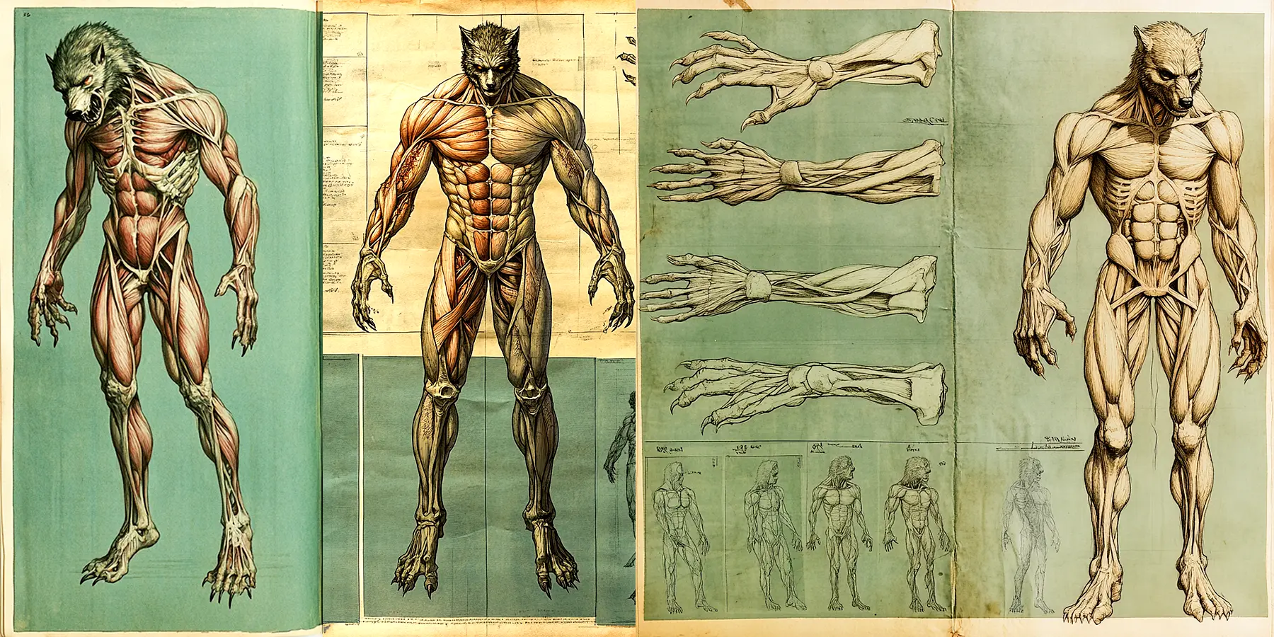 Banner image of werewolves depicted in medical texts