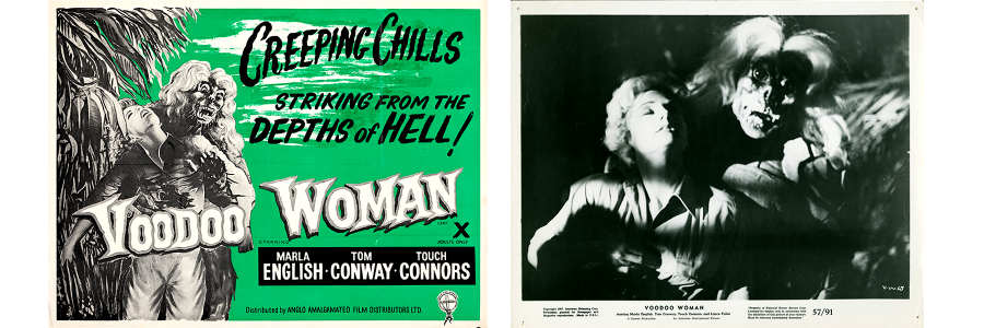 Lobby cards for Voodoo Woman
