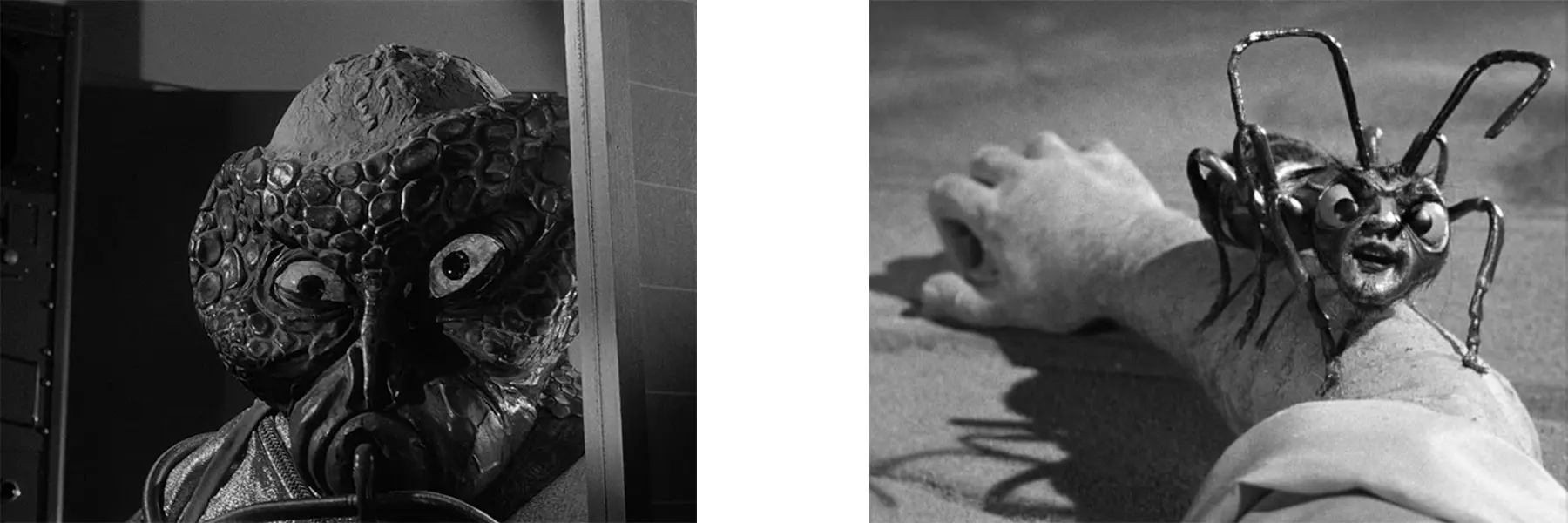 Photos from "Architects of Fear" and "The Zanti Misfits" from the Outer Limits series