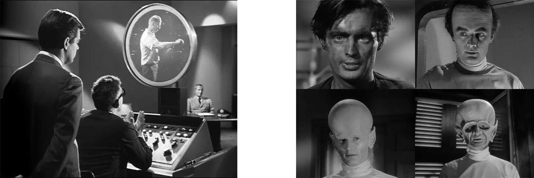 Outer Limits episode photos from "O.B.I.T." and "The Sixth Finger"